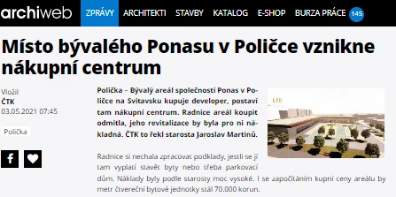 archiweb.cz - Místo bývalého Ponasu v Poličce vznikne nákupní centrum-000250.png